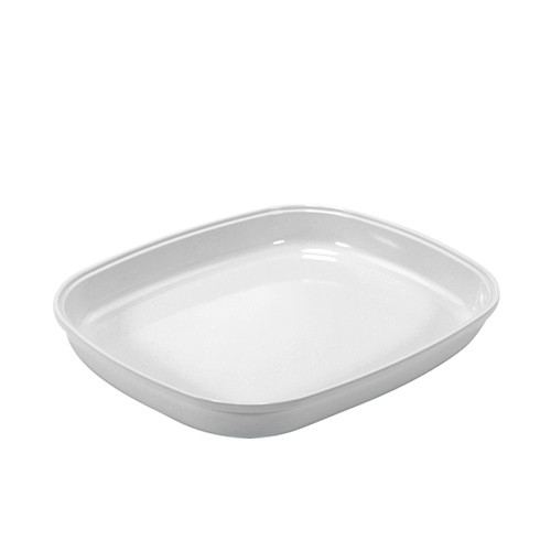 Tura, Einleger, GN 1/2, 40 mm hoch, 2 Liter, Weiß - Dalebrook Produktbild für Lebensmittelpräsentation, Frischetheke