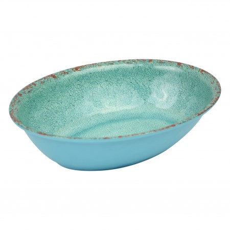 Casablanca, ovale Schale, 210 x 280 x 70 mm, 1,5 Liter - Dalebrook Produktbild für Lebensmittelpräsentation, Frischetheke