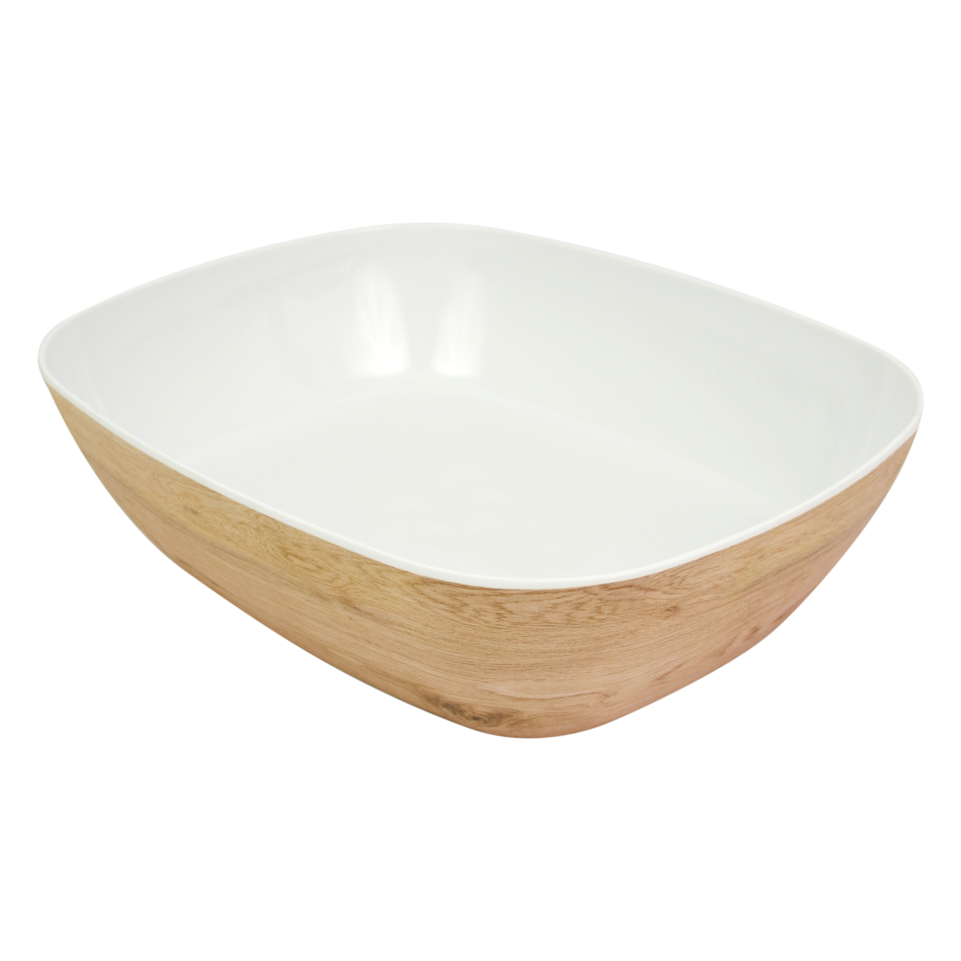 Tura, Schüssel mit Holz-Effekt, GN 1/2, 80 mm hoch, 3,5 Liter