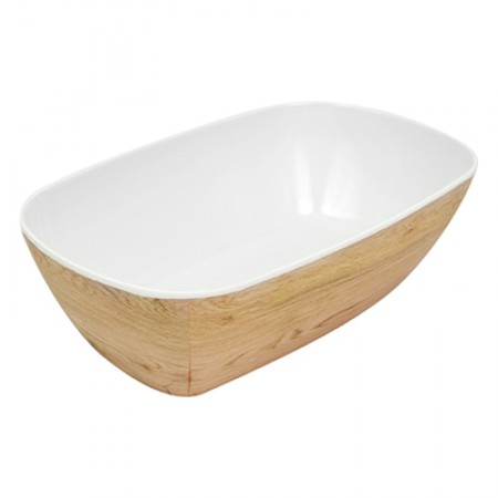 Tura, Schüssel mit Holz-Effekt, GN 1/4, 80 mm hoch, 1,5 Liter