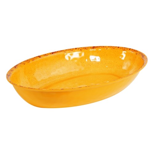 Casablanca, ovale Schale, 280 x 420 x 70 mm, 3,8 Liter - Dalebrook Produktbild für Lebensmittelpräsentation, Frischetheke