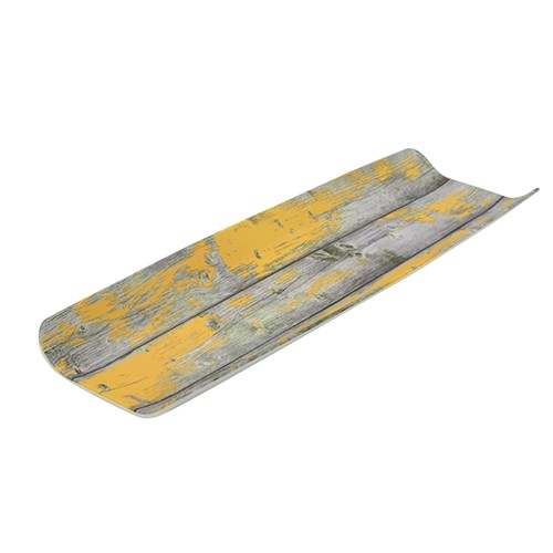 Tura, gebogene Platte mit Holz-Effekt, GN 2/4, 40 mm hoch