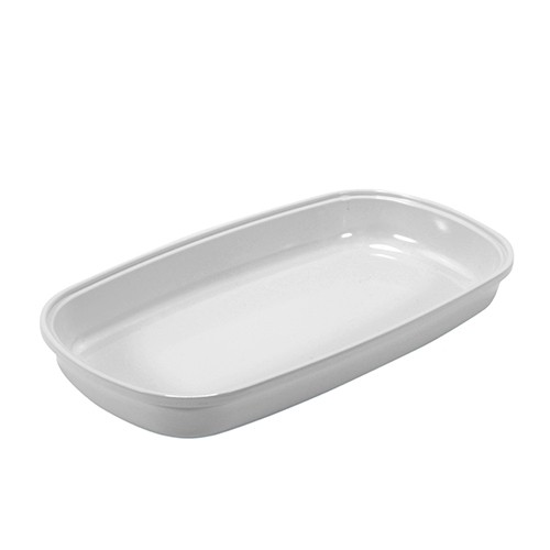 Tura, Einleger, GN 1/3, 40 mm hoch, 1,2 Liter, Weiß - Dalebrook Produktbild für Lebensmittelpräsentation, Frischetheke