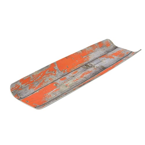 Tura, gebogene Platte mit Holz-Effekt, GN 2/4, 40 mm hoch