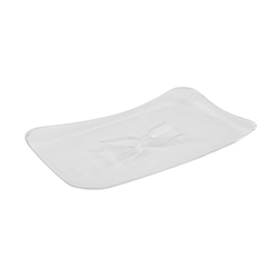Transparenter Deckel für Fleur Crock Schüssel GN 1/4 - Dalebrook Produktbild für Lebensmittelpräsentation, Warenschutz