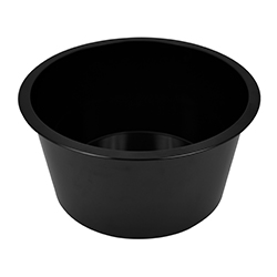 Einleger, 307 x 150 mm, 6,5 Liter, Schwarz - Dalebrook Produktbild für Lebensmittelpräsentation, Frischetheke