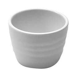 Ripple, Topf, gewellt, 70 x 50 mm, 75 ml - Dalebrook Produktbild für Lebensmittelpräsentation, Frischetheke