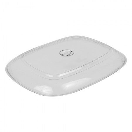 Tura, Deckel für die Schalen, GN 1/2, 33 mm hoch, Transparent - Dalebrook Produktbild für Lebensmittelpräsentation, Warensch…