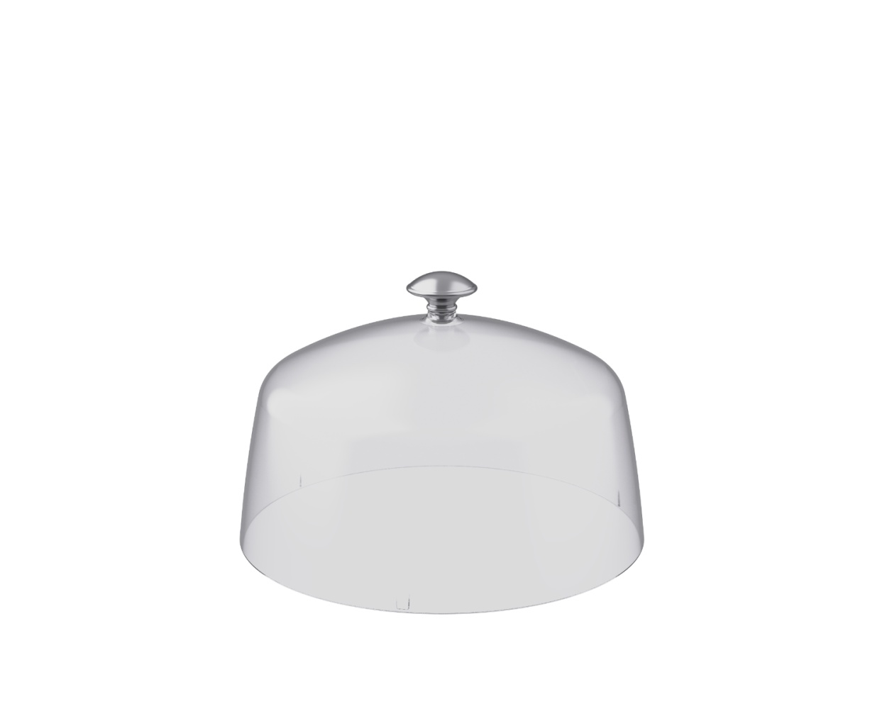 Haube für Tortenplatte, Zinkgriff