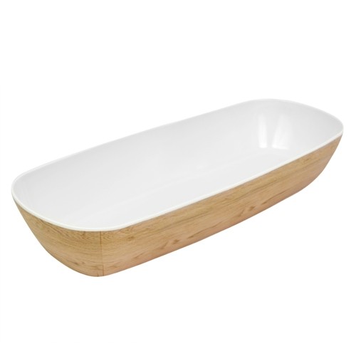 Tura, Schüssel mit Holz-Effekt, GN 2/4, 80 mm hoch, 3,5 Liter