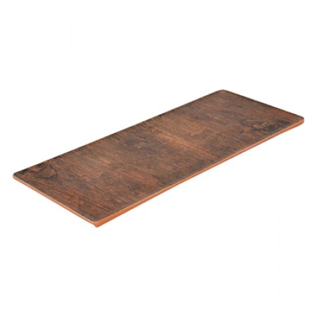Melamin Platte, 346 x 140 x 7,5 mm - Dalebrook Produktbild für Lebensmittelpräsentation, Frischetheke