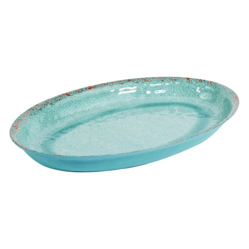 Casablanca, ovale Schale, 280 x 420 x 40 mm, 2,5 Liter - Dalebrook Produktbild für Lebensmittelpräsentation, Frischetheke